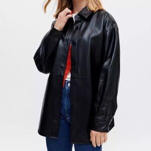 Women's Black Leather Jacket